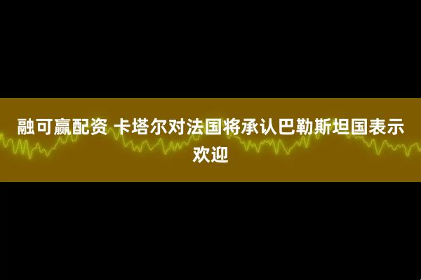 融可赢配资 卡塔尔对法国将承认巴勒斯坦国表示欢迎